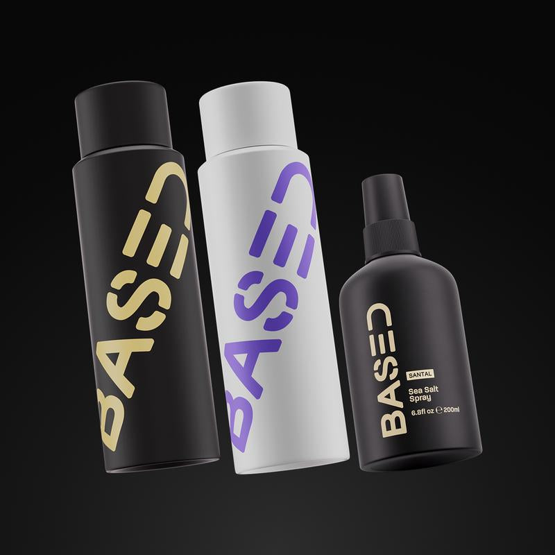BASED Sea Salt Spray | Instant Volume & Texture | Infused with Kelp Extract & Vitamin B5 | Simple, Effective, BASED.