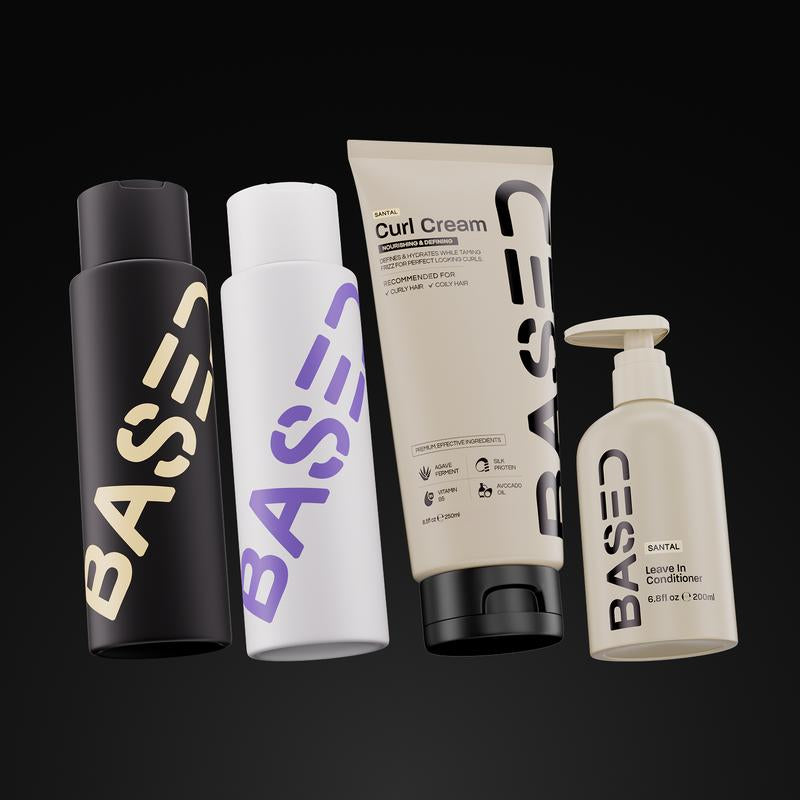 BASED Curl Cream | Instant Definition & Hydration | Simple, Effective, BASED.