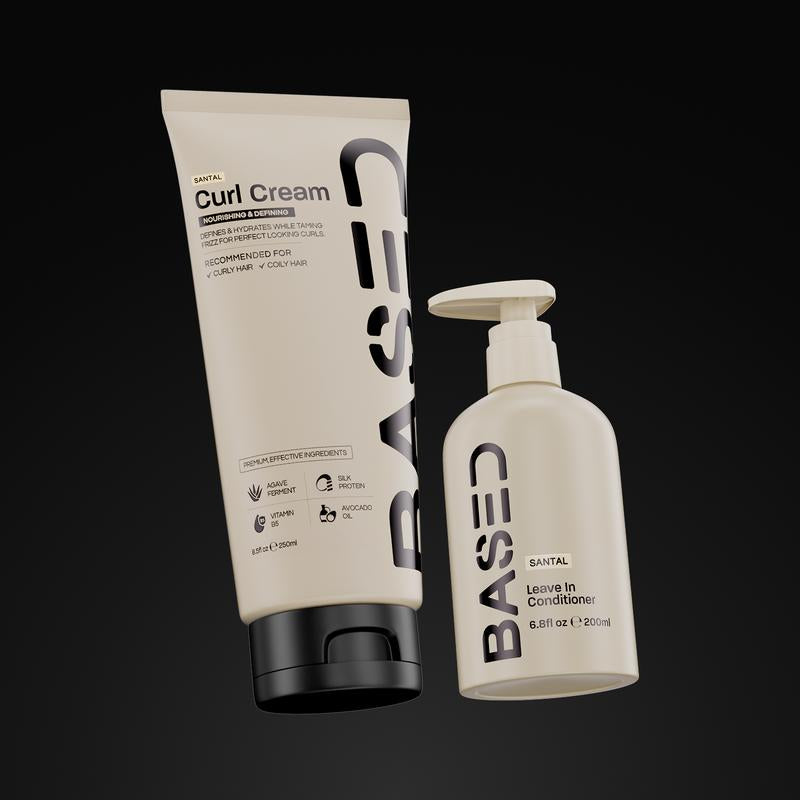 BASED Curl Cream | Instant Definition & Hydration | Simple, Effective, BASED.