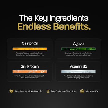 BASED Curl Cream | Instant Definition & Hydration | Simple, Effective, BASED.