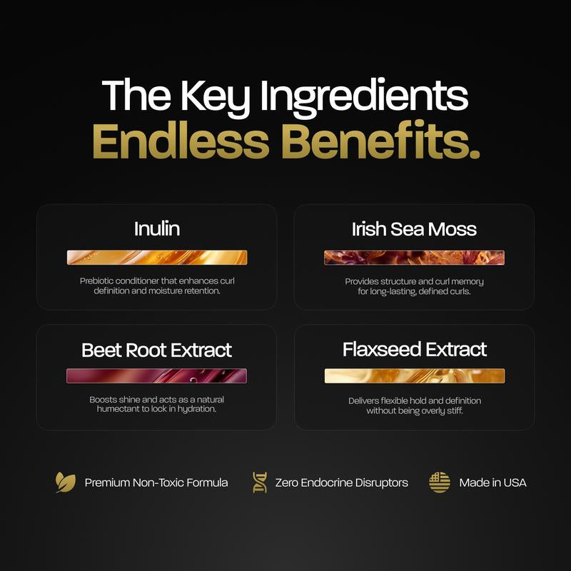 BASED Curl Gel | High Strength Gel for Maximum Curl Definition | Simple, Effective, BASED.