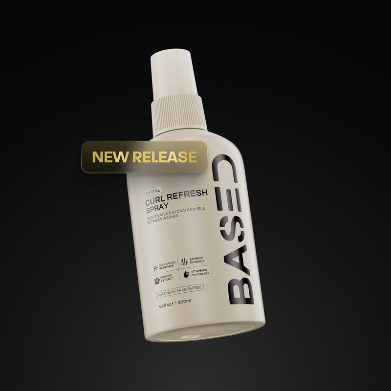 BASED Curl Refresh Spray | Instantly Revives Curls, Lightweight with No Buildup | Simple, Effective, BASED.