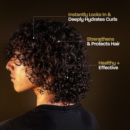 BASED Curl Cream | Instant Definition & Hydration | Simple, Effective, BASED.